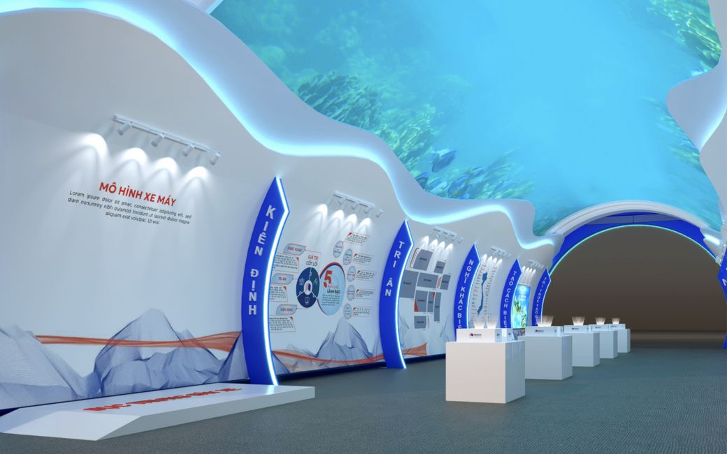 Minh hoạ cho hạng mục thiết kế của dự án sự kiện