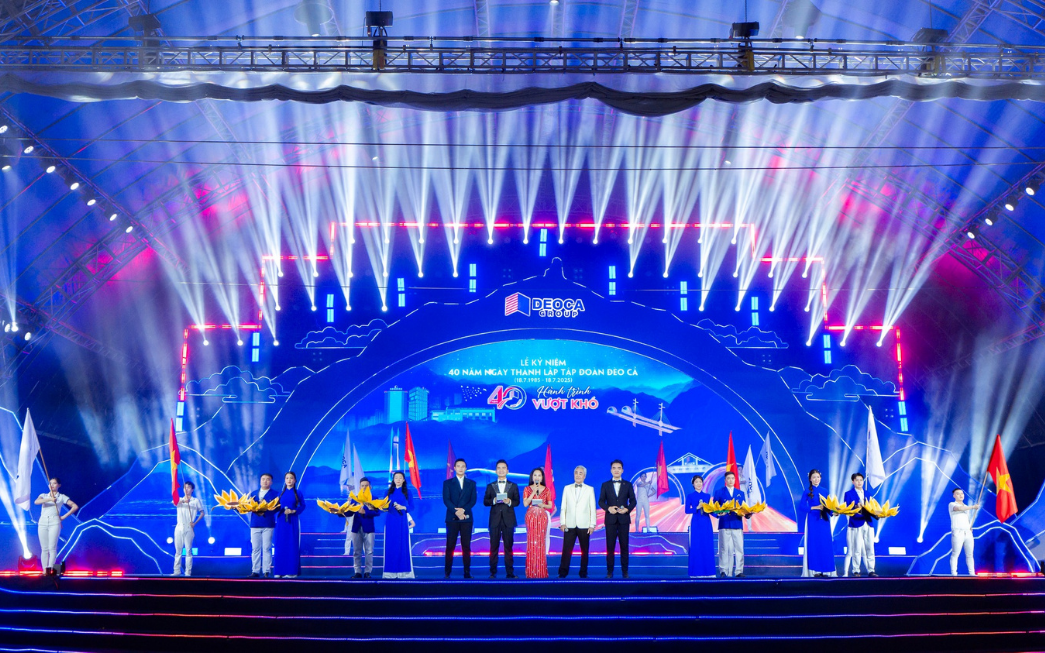 Sự kiện giải trí kỷ niệm thành lập tập đoàn Đèo Cả 40 năm