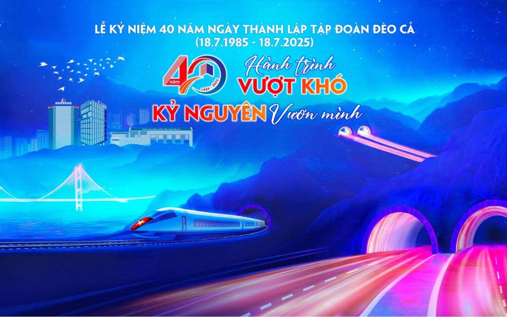 Key Visual của Gala 40 năm Đèo Cả